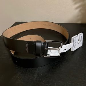 BNWT: Calvin Klein Modern Black Belt, Mens Medium, 34-36